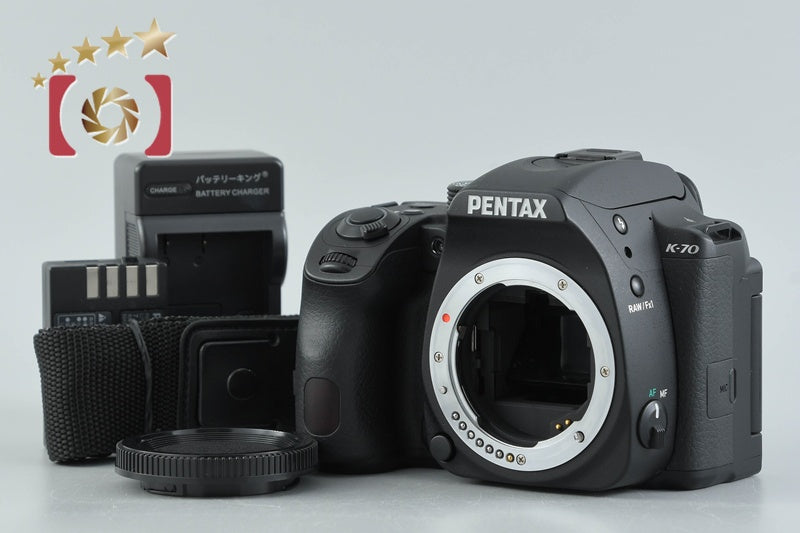 "Count 721" PENTAX K-70 Black 24.0 MP DSLR Camera Body