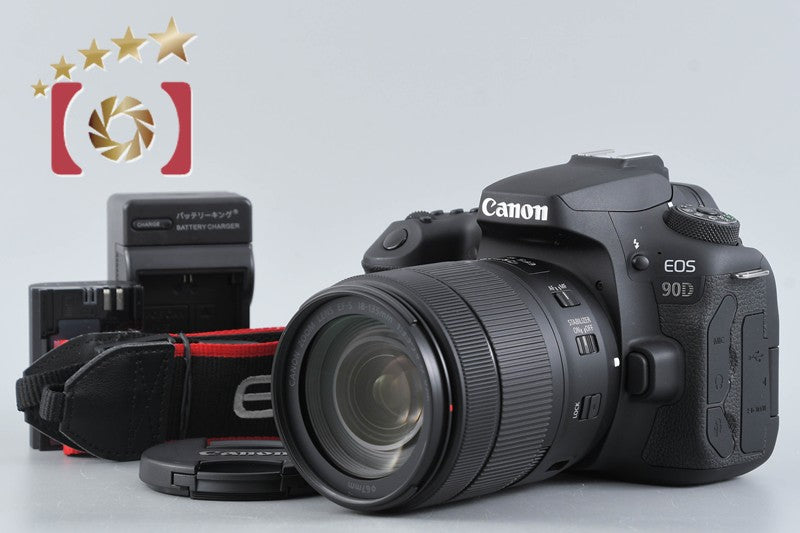 "Count 1,000" Canon EOS 90D 32.2 MP Full Frame DSLR Camera 18-135 IS USM Lens