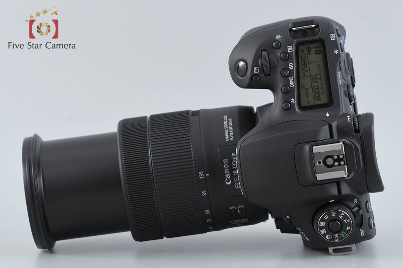"Count 1,000" Canon EOS 90D 32.2 MP Full Frame DSLR Camera 18-135 IS USM Lens