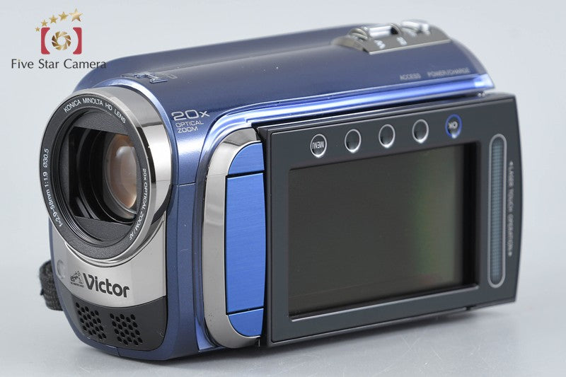 JVC Everio GZ-HD300 Blue HDD Video Camcorder w/ Box [Japanese Language Only]