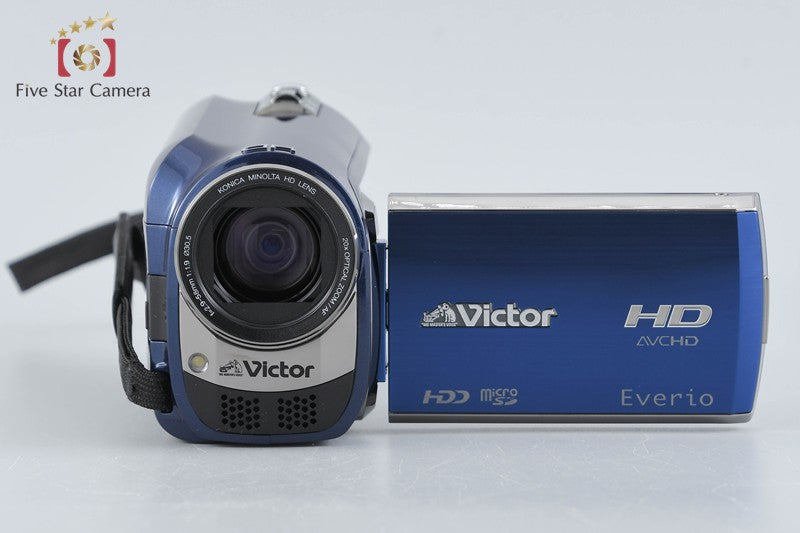 JVC Everio GZ-HD300 Blue HDD Video Camcorder w/ Box [Japanese Language Only]