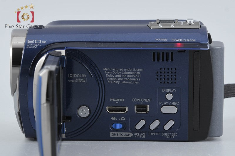 JVC Everio GZ-HD300 Blue HDD Video Camcorder w/ Box [Japanese Language Only]