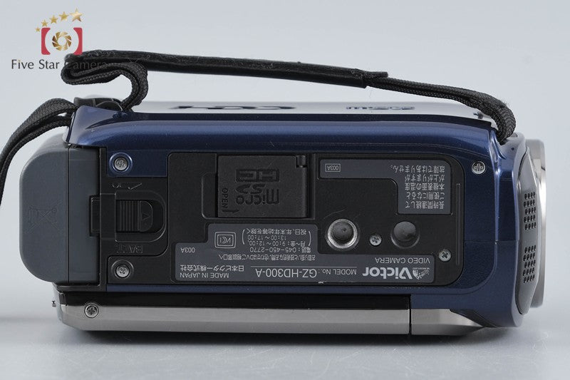 JVC Everio GZ-HD300 Blue HDD Video Camcorder w/ Box [Japanese Language Only]