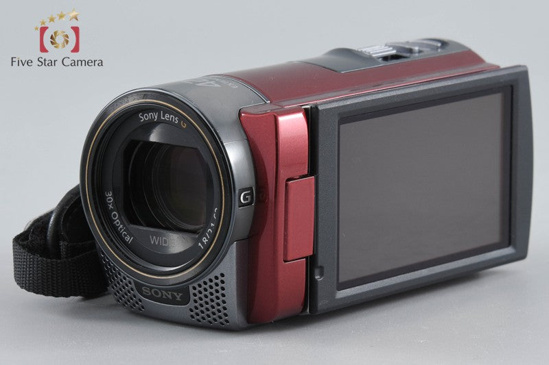Sony HANDYCAM HDR-CX180 Red Full HD Digital Camcorder [Japanese Language Only]