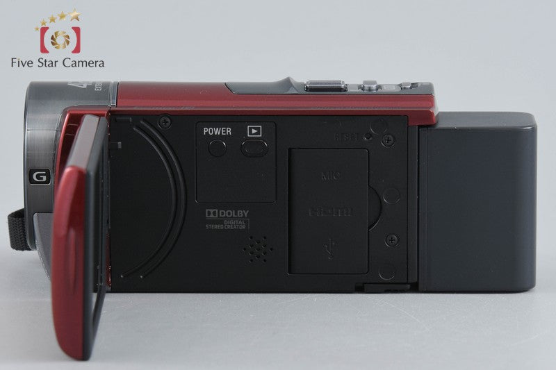 Sony HANDYCAM HDR-CX180 Red Full HD Digital Camcorder [Japanese Language Only]