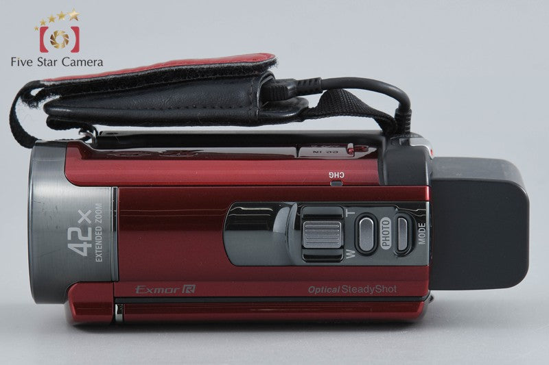 Sony HANDYCAM HDR-CX180 Red Full HD Digital Camcorder [Japanese Language Only]