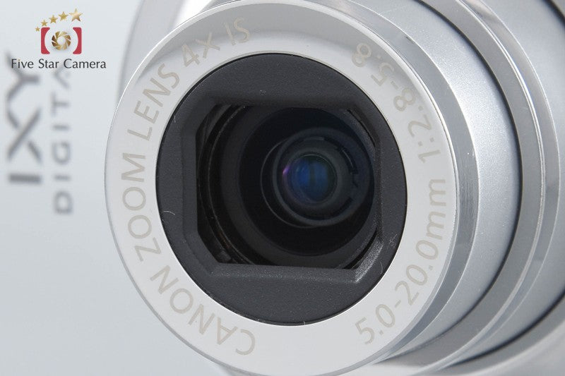Canon IXY Digital 510 IS Silver 12.1 MP Digital Camera w/ Box