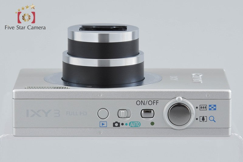 Canon IXY 3 Silver 10.1 MP Digital Camera w/ Box