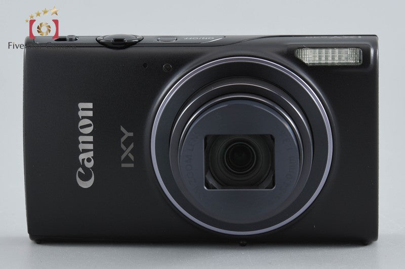 Canon IXY 640 Black 20.2 MP Digital Camera w/ Box
