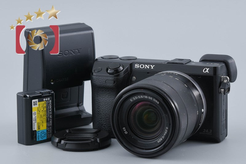 Sony α NEX-7 Black 24.3 MP Digital Camera 18-55 Lens [Multiple Languages]