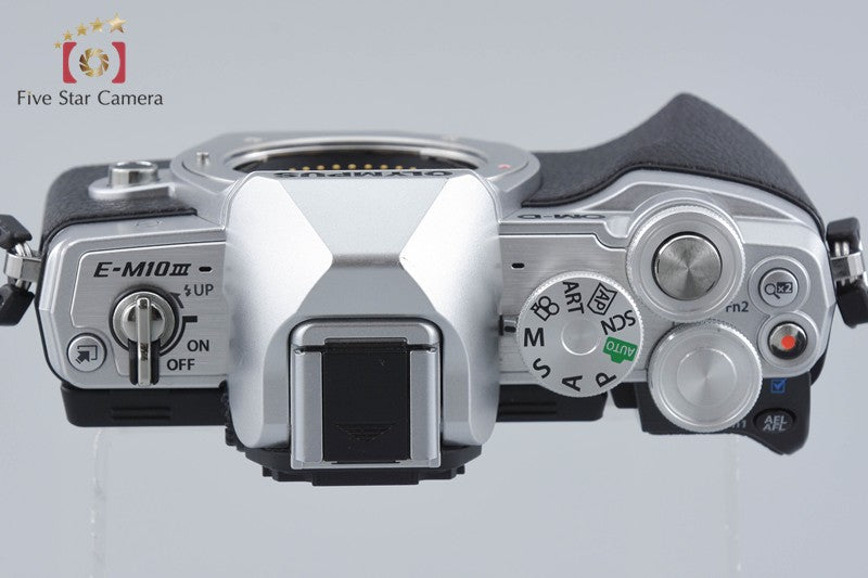 Olympus OM-D E-M10 Mark III Silver 16.1 MP Mirrorless Digital Camera Body