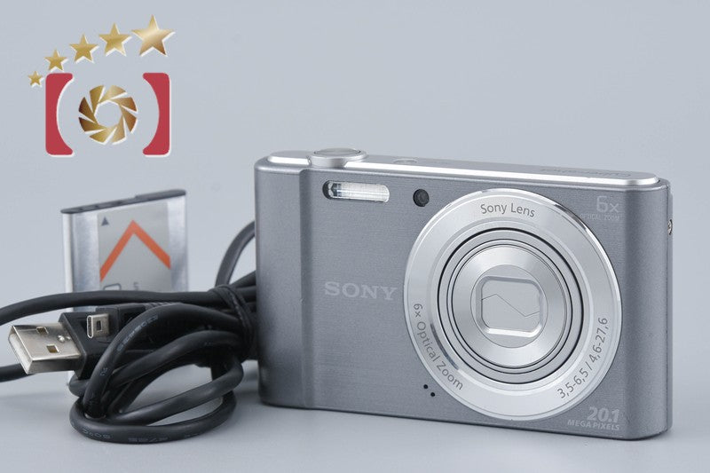 Sony Cyber-Shot DSC-W810 Silver 20.1 MP Digital Camera [Japanese Language Only]