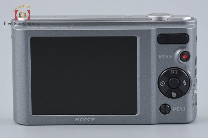 Sony Cyber-Shot DSC-W810 Silver 20.1 MP Digital Camera [Japanese Language Only]