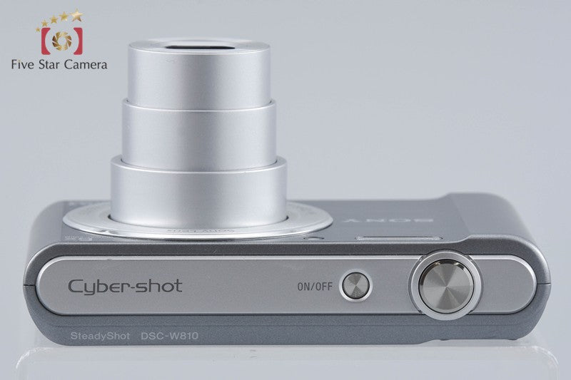 Sony Cyber-Shot DSC-W810 Silver 20.1 MP Digital Camera [Japanese Language Only]