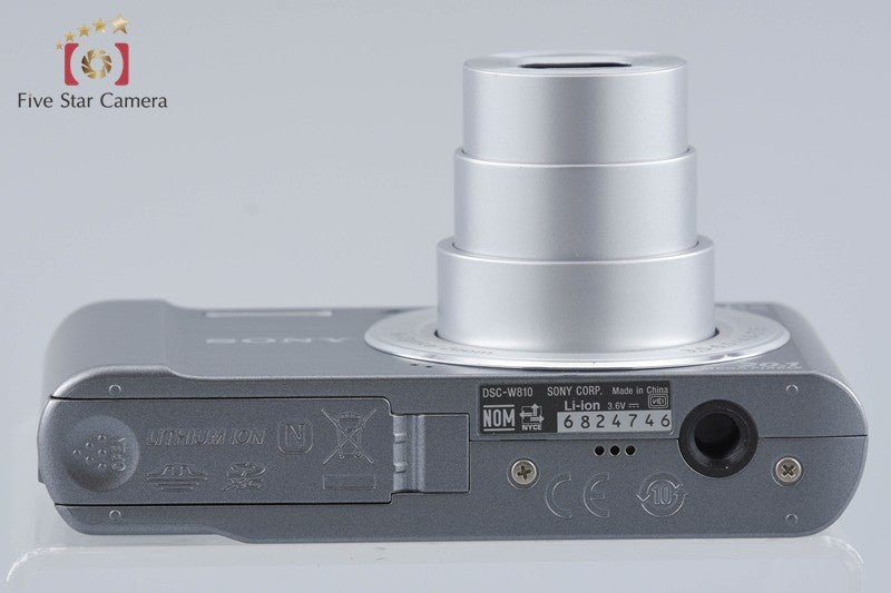 Sony Cyber-Shot DSC-W810 Silver 20.1 MP Digital Camera [Japanese Language Only]