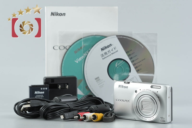 Nikon COOLPIX S6300 Crystal Silver 16.0 MP Digital Camera