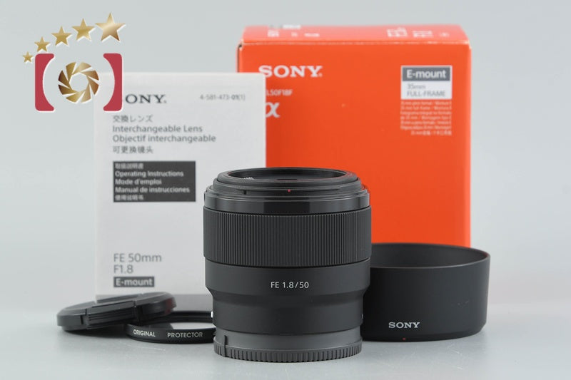 Sony FE 50mm f/1.8 SEL50F18F Sony Full Frame E-Mount Lens w/ Box