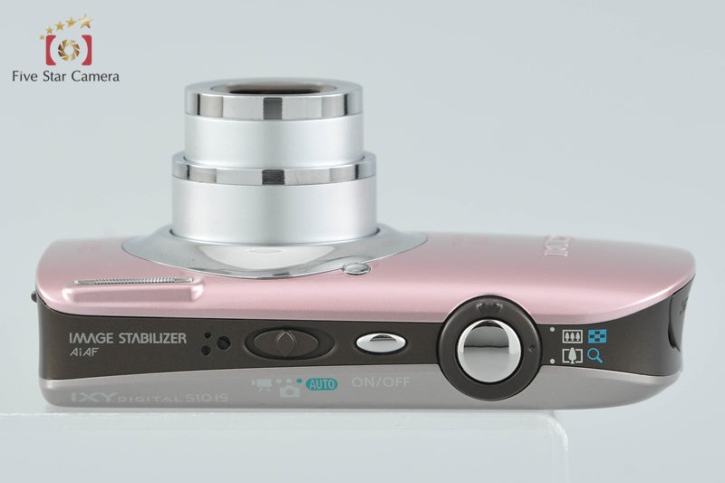 Canon IXY Digital 510 IS Pink 12.1 MP Digital Camera