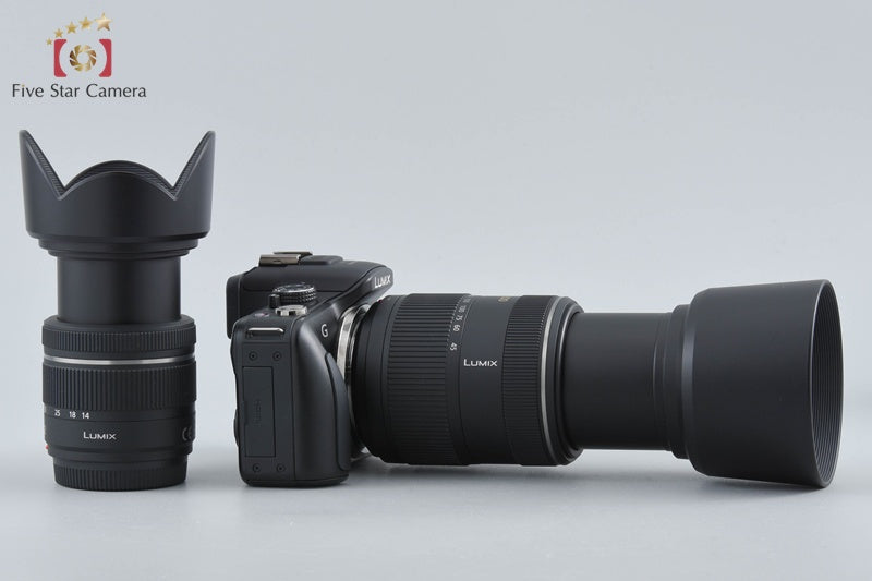 Panasonic LUMIX DMC-G3 Black 16.0MP 14-42 45-200 Lenses [Japanese Language Only]