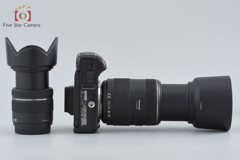 Panasonic LUMIX DMC-G3 Black 16.0MP 14-42 45-200 Lenses [Japanese Language Only]
