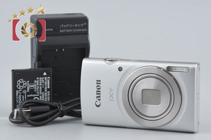 Canon IXY 180 Silver 20.0 MP Digital Camera