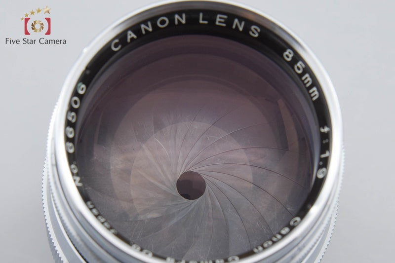 Canon 85mm f/1.9 L39 LTM Leica Thread Mount Lens