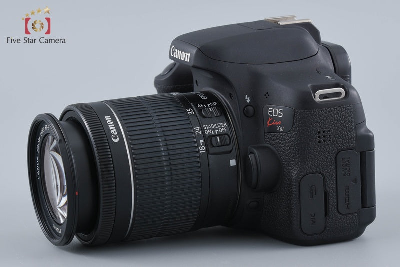 Canon EOS Kiss X8i / Rebel T6i / 750D 24.2 MP DSLR EF-S 18-55 Lens