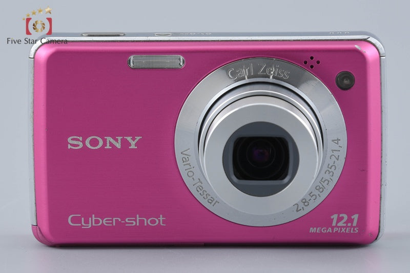 Sony Cyber-Shot DSC-W220 Pink 12.1 MP Digital Camera [Japanese Language Only]