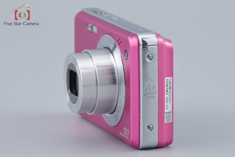 Sony Cyber-Shot DSC-W220 Pink 12.1 MP Digital Camera [Japanese Language Only]