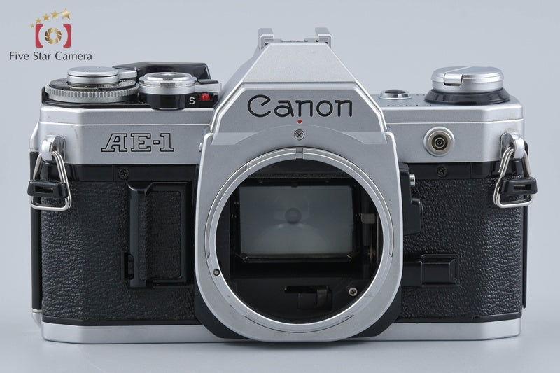 Canon AE-1 Silver 35mm SLR Film Camera Body