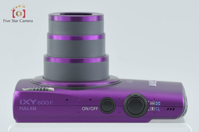 Canon IXY 600F Purple 12.1 MP Digital Camera