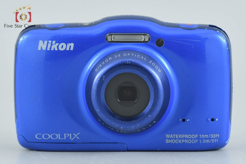 Nikon COOLPIX S32 Blue 13.2 MP Digital Camera