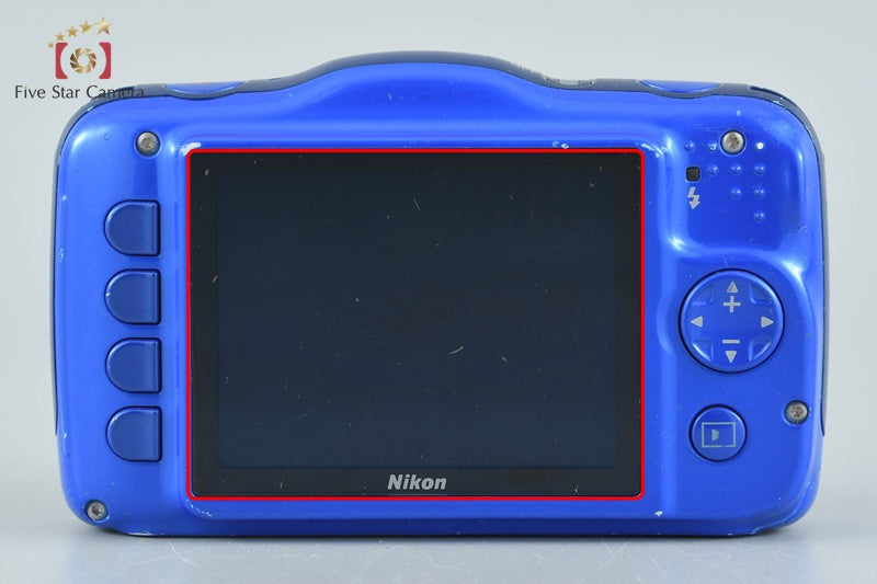 Nikon COOLPIX S32 Blue 13.2 MP Digital Camera