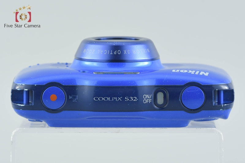 Nikon COOLPIX S32 Blue 13.2 MP Digital Camera