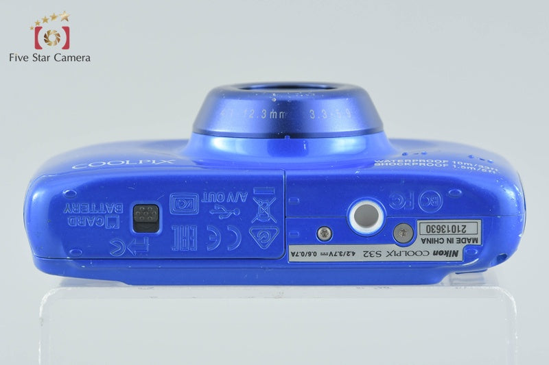 Nikon COOLPIX S32 Blue 13.2 MP Digital Camera