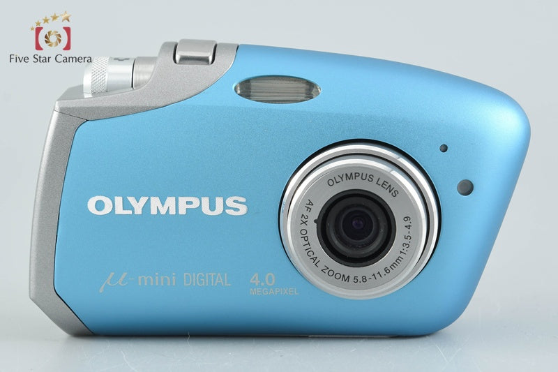 Olympus μ-mini DIGITAL Crystal Blue 4.0 MP Digital Camera
