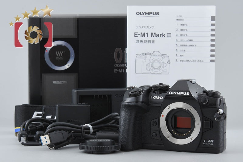 "Count 310" Olympus OM-D E-M1 Mark III Black 20.3 MP Digital Mirrorless Camera