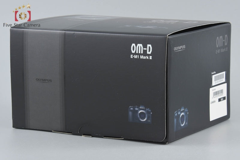 "Count 310" Olympus OM-D E-M1 Mark III Black 20.3 MP Digital Mirrorless Camera