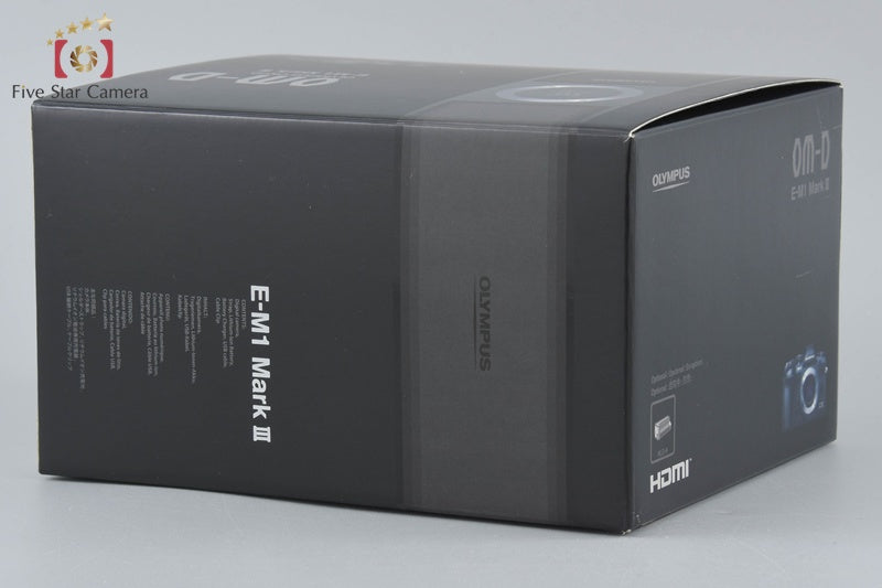 "Count 310" Olympus OM-D E-M1 Mark III Black 20.3 MP Digital Mirrorless Camera