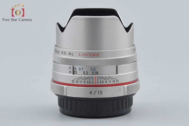 Pentax HD DA 15mm f/4 ED AL Limited Silver