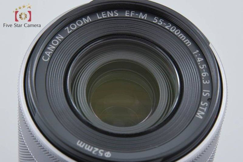 Canon EF-M 55-200mm f/4.5-6.3 IS STM Silver