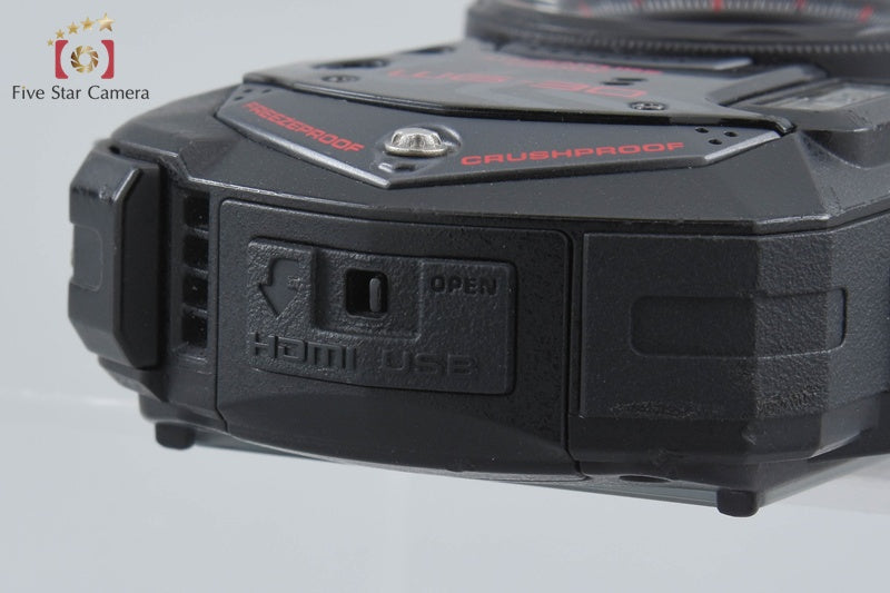 "Shutter count 3,519" Ricoh Pentax WG-30 Black 16.0 MP Waterproof Action Camera
