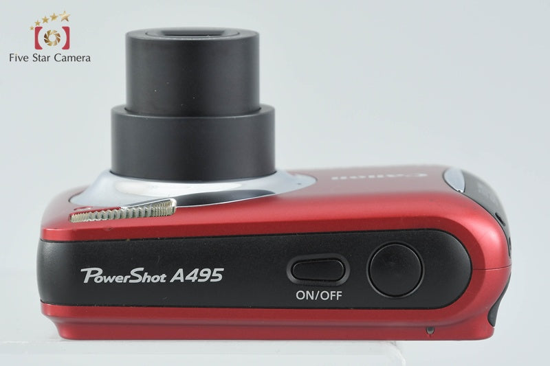 Canon PowerShot A495 Red 10.0 MP Digital Camera