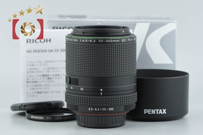 PENTAX HD DA 55-300mm f/4.5-6.3 ED PLM WR RE w/ Box
