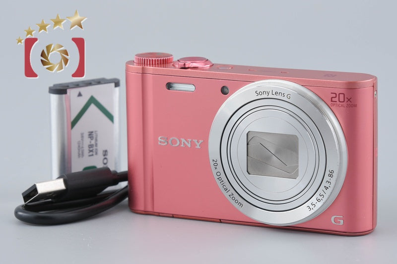 Sony Cyber-Shot DSC-WX350 Pink 18.2 MP Digital Camera [Multiple Languages]