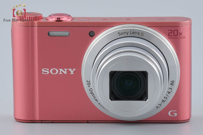 Sony Cyber-Shot DSC-WX350 Pink 18.2 MP Digital Camera [Multiple Languages]
