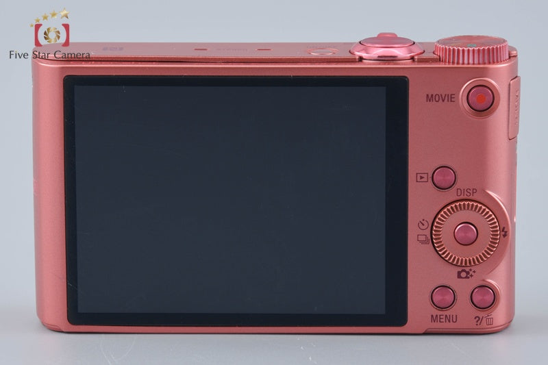 Sony Cyber-Shot DSC-WX350 Pink 18.2 MP Digital Camera [Multiple Languages]