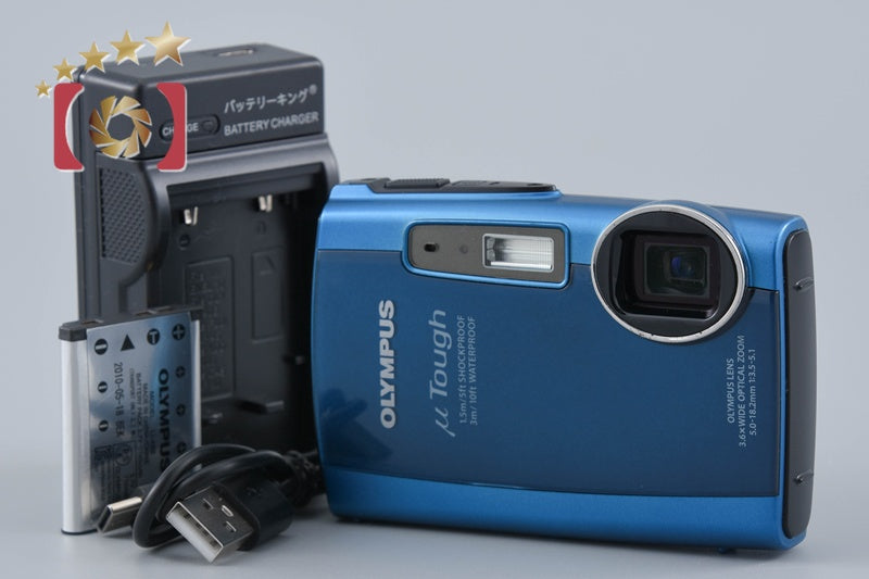 Olympus μ TOUGH-3000 Blue 12.0 MP Digital Camera
