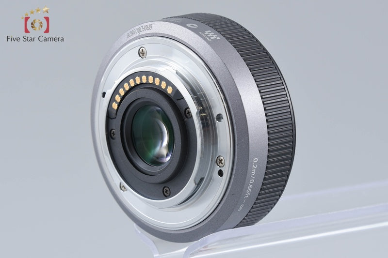 Panasonic LUMIX G 20mm f/1.7 ASPH. H-H020