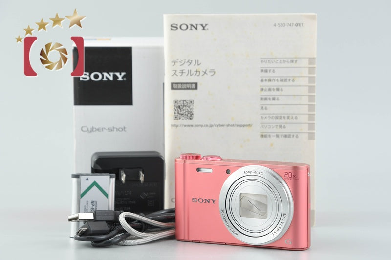 Sony Cyber-Shot DSC-WX350 Pink 18.2MP Digital Camera w/ Box [Multiple Languages]
